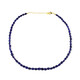 Blue Bemainty Sapphire Silver Necklace