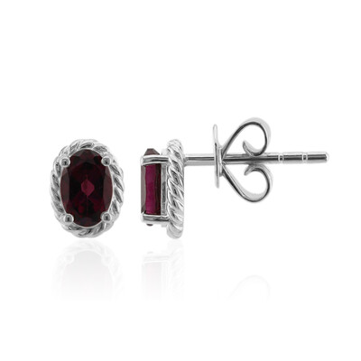 RIFT VALLEY RHODOLITE Silver Earrings (Pallanova)