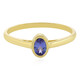 9K AAA Tanzanite Gold Ring