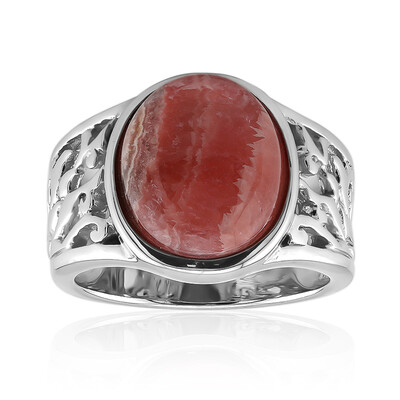 Rhodochrosite Silver Ring (Art of Nature)