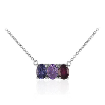 Iolite Silver Necklace