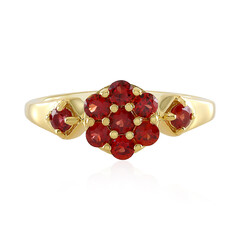 Tanzanian Ruby Silver Ring