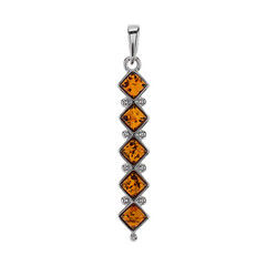 Baltic Amber Silver Pendant