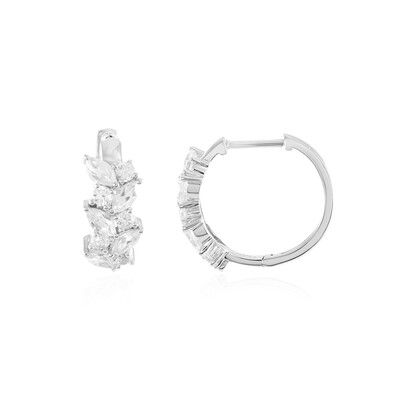 Zircon Silver Earrings