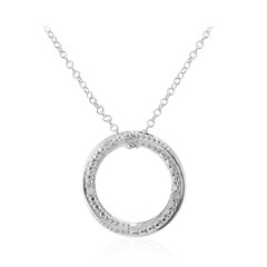 I3 (I) Diamond Silver Necklace