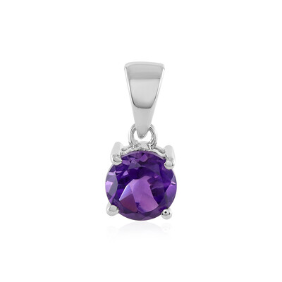 Amethyst Silver Pendant