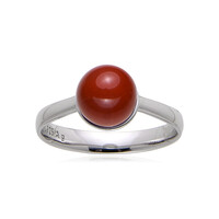 Red Jasper Silver Ring