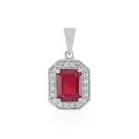 Madagascar Ruby Silver Pendant