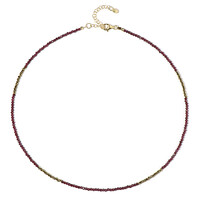 Mozambique Garnet Silver Necklace