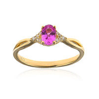 14K Pink Sapphire Gold Ring (CIRARI)