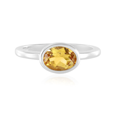 Citrine Silver Ring