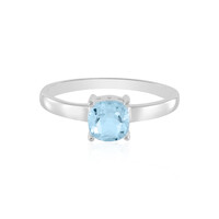 Sky Blue Topaz Silver Ring