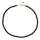 Mozambique Garnet Silver Necklace