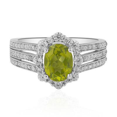 Arizona Peridot Silver Ring