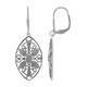 I3 (I) Diamond Silver Earrings