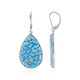 Sleeping Beauty Turquoise Silver Earrings (Faszination Türkis)