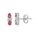 Brazilian Pink Tourmaline Silver Earrings