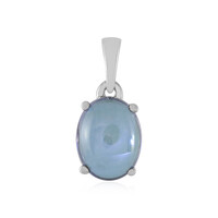 Royal Blue Topaz Silver Pendant