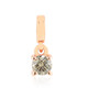 9K SI1 Argyle Rose De France Diamond Gold Pendant (Annette)