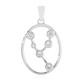 Zircon Silver Pendant