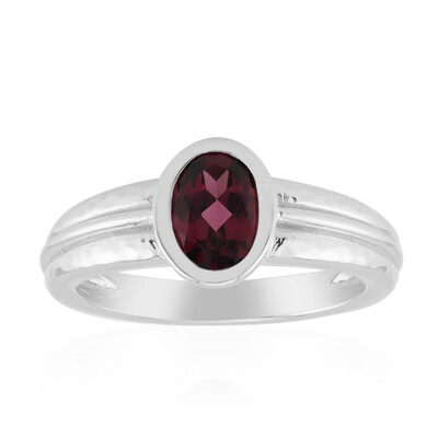 Roshoite Garnet Silver Ring (Pallanova)