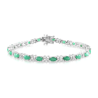 Socoto Emerald Silver Bracelet