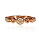 9K SI1 Argyle Rose De France Diamond Gold Ring (Annette)