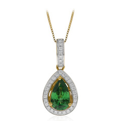 14K AAA Tsavorite Gold Necklace (CIRARI)