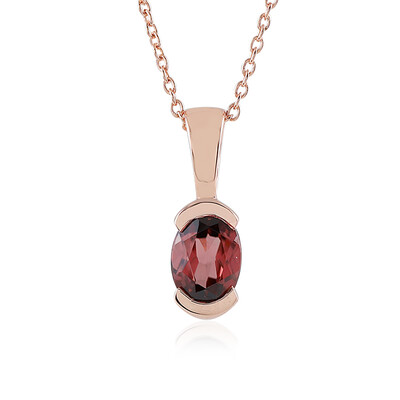 Pink Zircon Silver Necklace