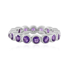 Moroccan Amethyst Silver Ring