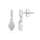 Zircon Silver Earrings