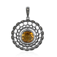 Citrine Silver Pendant (Annette classic)