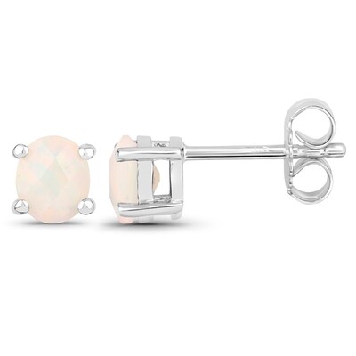 Welo Opal Silver Earrings