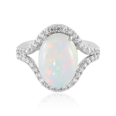 Welo Opal Silver Ring