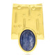 Nepal Kyanite Silver Pendant (MONOSONO COLLECTION)