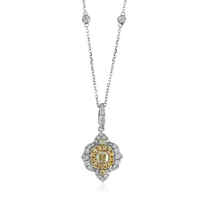 14K SI2 Yellow Diamond Gold Necklace (CIRARI)