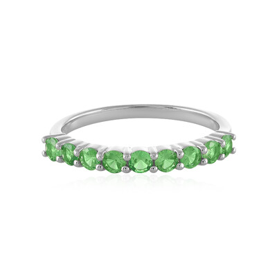 Tsavorite Silver Ring