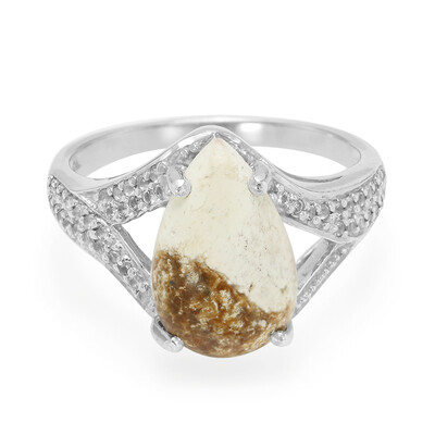 Magnesite Silver Ring