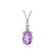 Uruguayan Amethyst Silver Pendant