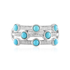 Sleeping Beauty Turquoise Silver Ring