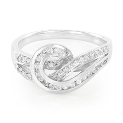 White Sapphire Silver Ring