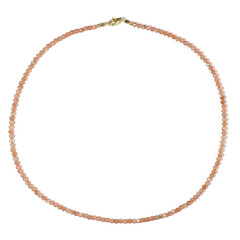 Sunstone Silver Necklace