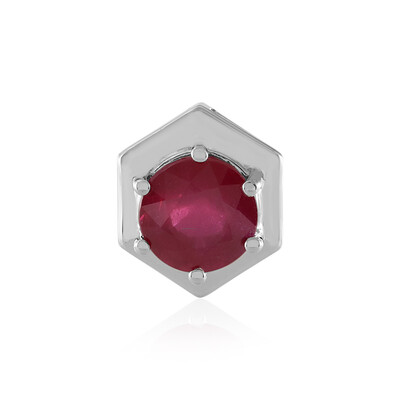 Madagascar Ruby Silver Pendant