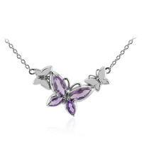 Amethyst Silver Necklace