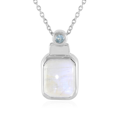 Blue Moonstone Silver Necklace (KM by Juwelo)