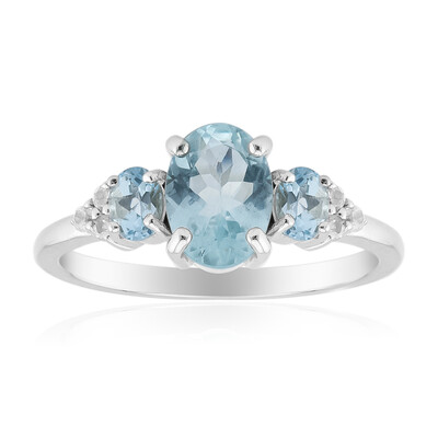 Brazilian Aquamarine Silver Ring