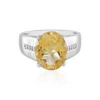 Citrine Silver Ring