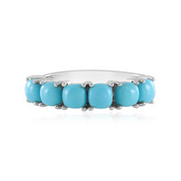 Sleeping Beauty Turquoise Silver Ring