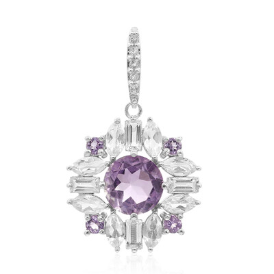 Amethyst Silver Pendant