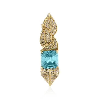 14K Ratanakiri Zircon Gold Pendant (de Melo)